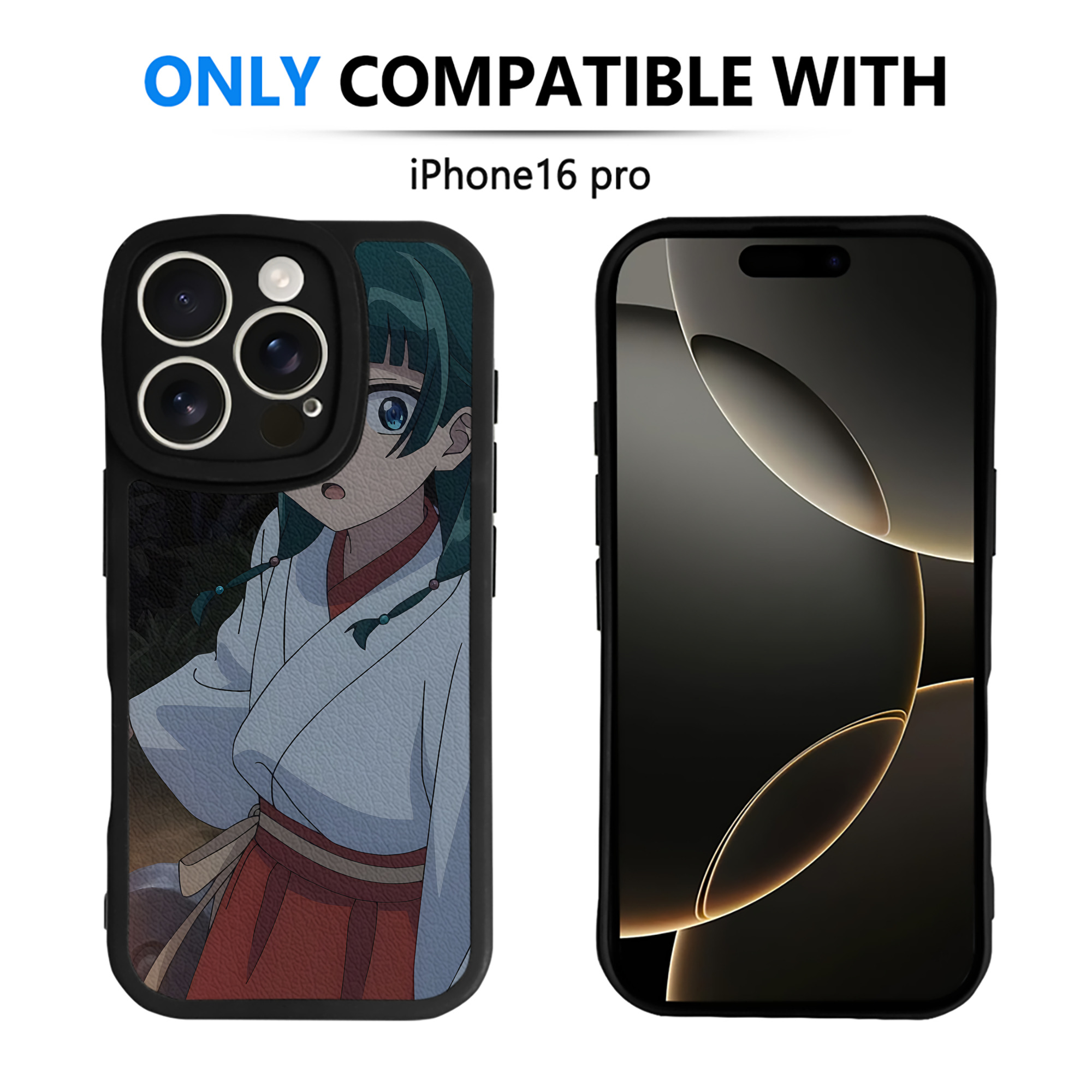 薬屋のひとりごと The Apothecary Diaries 【iPhone 16シリーズ対応】シリコンスマホケース（レザー調） 材質：シリコン